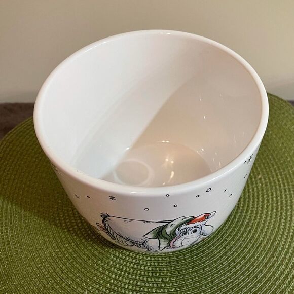 Disney Winnie the Pooh Christmas planter medium NWOT - Picture 8 of 11
